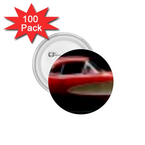 red corvette 1.75  Button (100 pack)  from ArtsNow.com Front