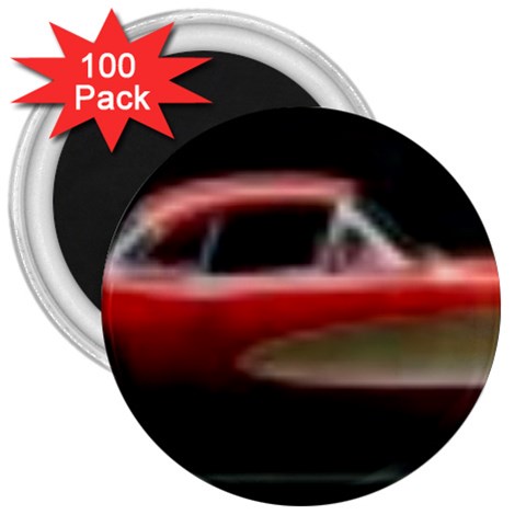 red corvette 3  Magnet (100 pack) from ArtsNow.com Front