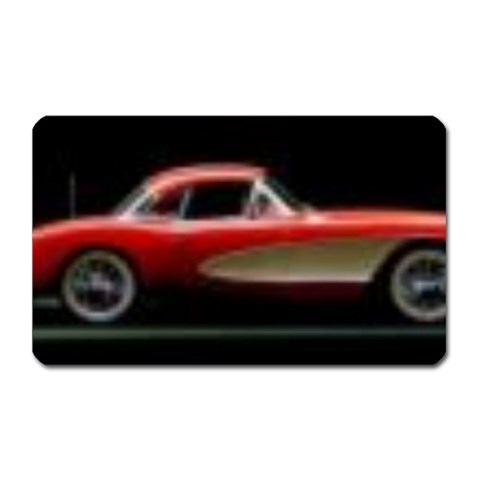 red corvette Magnet (Rectangular) from ArtsNow.com Front