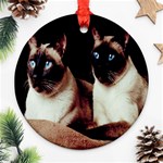 Siamese 3 Ornament (Round)