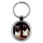 Siamese 3 Key Chain (Round)