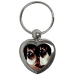 Siamese 3 Key Chain (Heart)