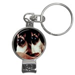 Siamese 3 Nail Clippers Key Chain