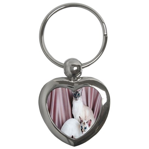 Siamese Sisters Key Chain (Heart) from ArtsNow.com Front