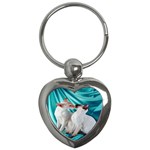 Siamese Kissy Kissy Key Chain (Heart)