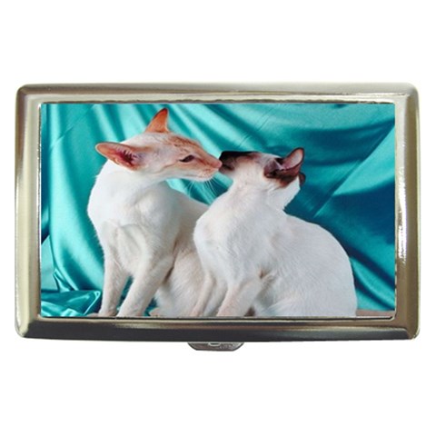 Siamese Kissy Kissy Cigarette Money Case from ArtsNow.com Front