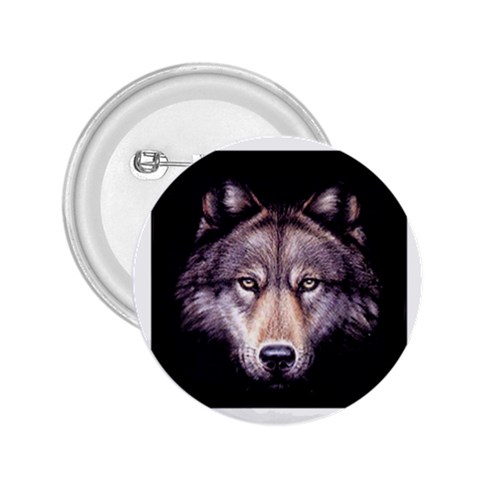 wolf 2.25  Button from ArtsNow.com Front