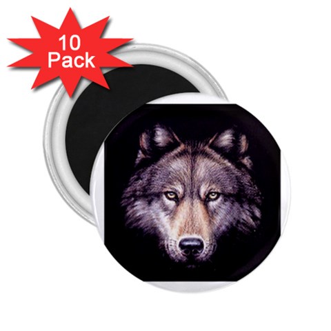 wolf 2.25  Magnet (10 pack) from ArtsNow.com Front