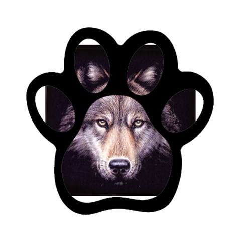 wolf Magnet (Paw Print) from ArtsNow.com Front