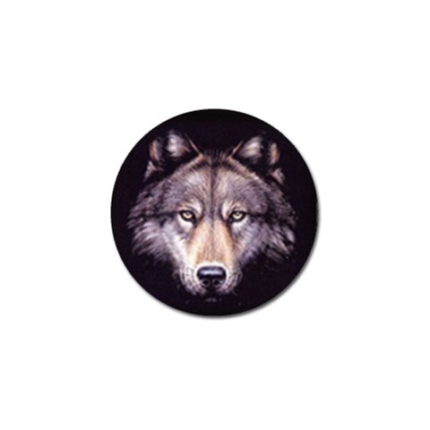 wolf Golf Ball Marker from ArtsNow.com Front