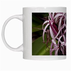 purple flowers White Mug from ArtsNow.com Left