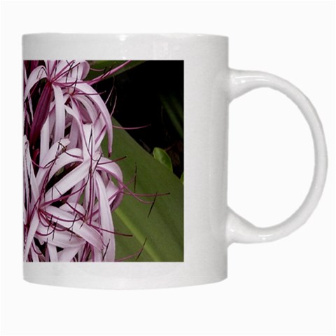 purple flowers White Mug from ArtsNow.com Right