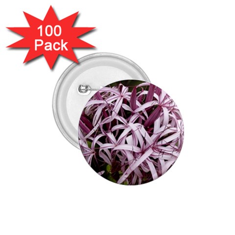 purple flowers 1.75  Button (100 pack)  from ArtsNow.com Front