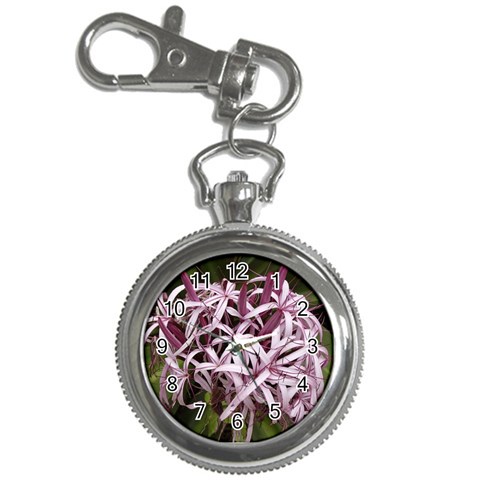 purple flowers Key Chain Watch from ArtsNow.com Front