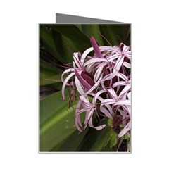 purple flowers Mini Greeting Card from ArtsNow.com Right