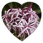 purple flowers Jigsaw Puzzle (Heart)