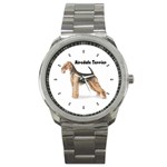 Airedale Terrier Sport Metal Watch