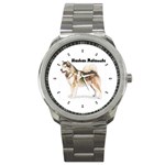 Alaskan Malamute Sport Metal Watch