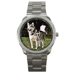 Alaskan Malamute Sport Metal Watch