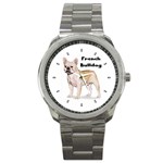 French Bulldog Sport Metal Watch