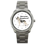 German Shepherd Sport Metal Watch