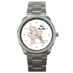 Poodle Toy Sport Metal Watch