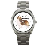 Shetland Sheepdog Sheltie Sport Metal Watch