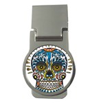 Mexican Skull Money Clip (Round)