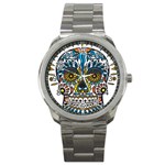 Mexican Skull Sport Metal Watch