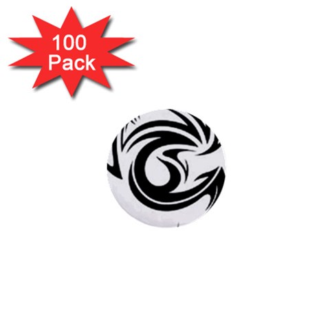 tattoo 1  Mini Button (100 pack)  from ArtsNow.com Front