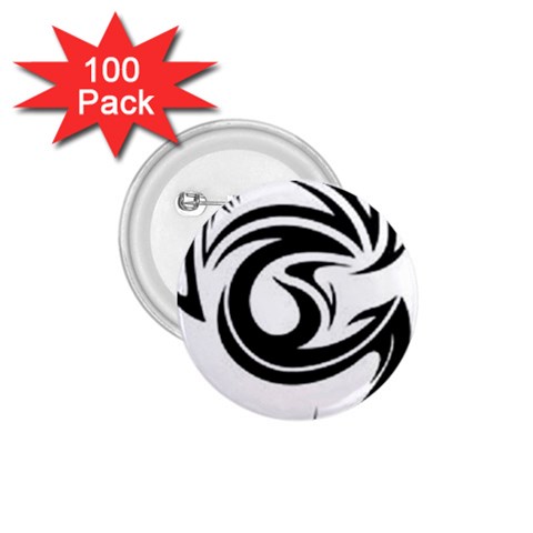 tattoo 1.75  Button (100 pack)  from ArtsNow.com Front