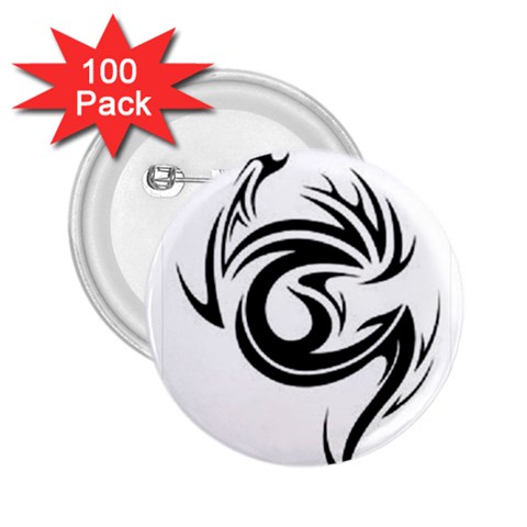 tattoo 2.25  Button (100 pack) from ArtsNow.com Front