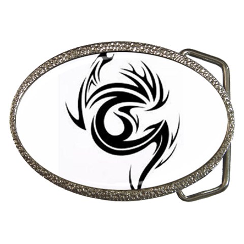 tattoo Belt Buckle from ArtsNow.com Front