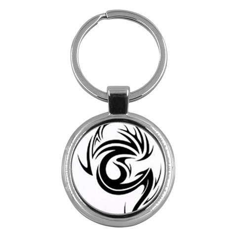 tattoo Key Chain (Round) from ArtsNow.com Front