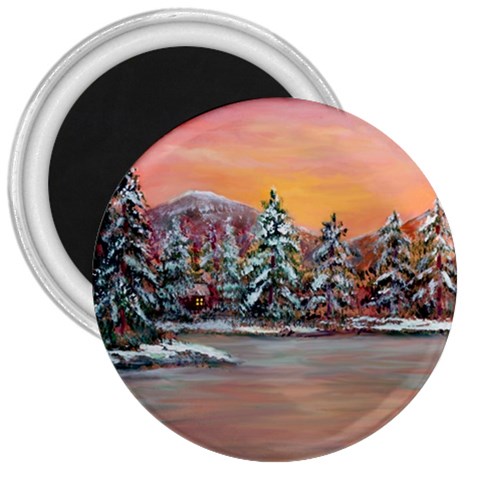  Jane s Winter Sunset   by Ave Hurley of ArtRevu ~ 3  Magnet from ArtsNow.com Front