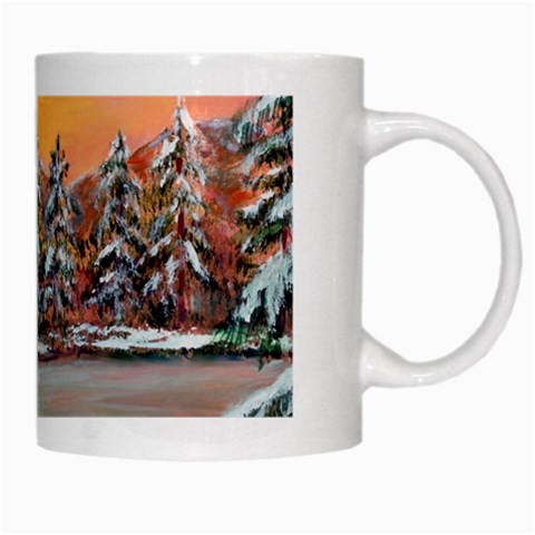  Jane s Winter Sunset   by Ave Hurley of ArtRevu ~ White Mug from ArtsNow.com Right