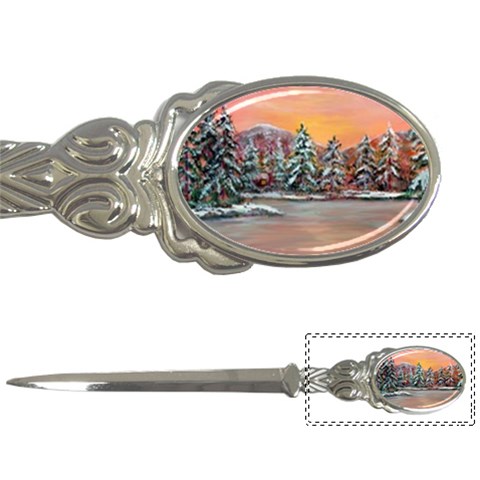  Jane s Winter Sunset   by Ave Hurley of ArtRevu ~ Letter Opener from ArtsNow.com Front