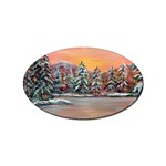  Jane s Winter Sunset   by Ave Hurley of ArtRevu ~ Sticker (Oval)