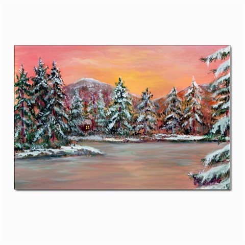  Jane s Winter Sunset   by Ave Hurley of ArtRevu ~ Postcard 4 x 6  (Pkg of 10) from ArtsNow.com Front