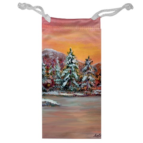  Jane s Winter Sunset   by Ave Hurley of ArtRevu ~ Jewelry Bag from ArtsNow.com Front