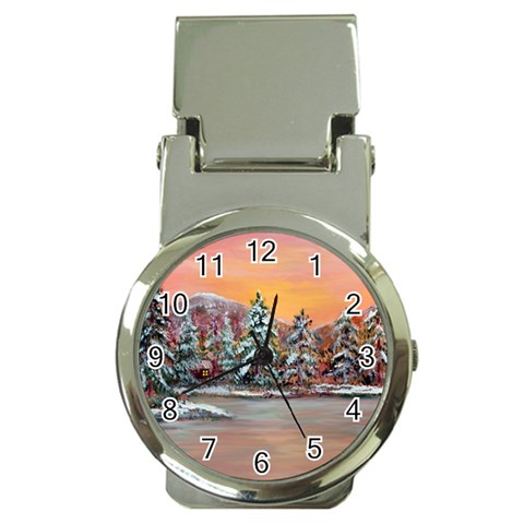  Jane s Winter Sunset   by Ave Hurley of ArtRevu ~ Money Clip Watch from ArtsNow.com Front