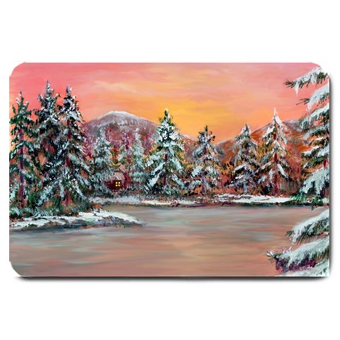  Jane s Winter Sunset   by Ave Hurley of ArtRevu ~ Large Doormat from ArtsNow.com 30 x20  Door Mat