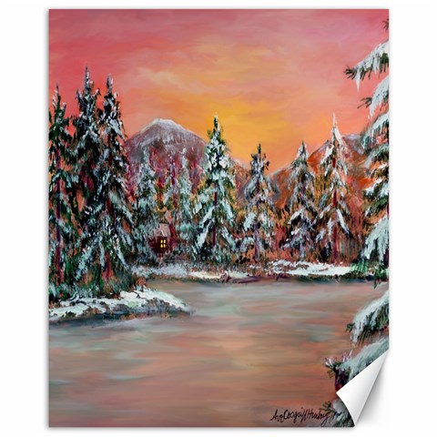  Jane s Winter Sunset   by Ave Hurley of ArtRevu ~ Canvas 11  x 14  from ArtsNow.com 10.95 x13.48  Canvas - 1