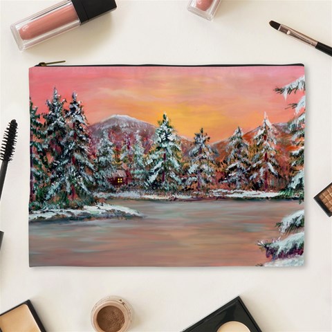  Jane s Winter Sunset   by Ave Hurley of ArtRevu ~ Cosmetic Bag (XL) from ArtsNow.com Front