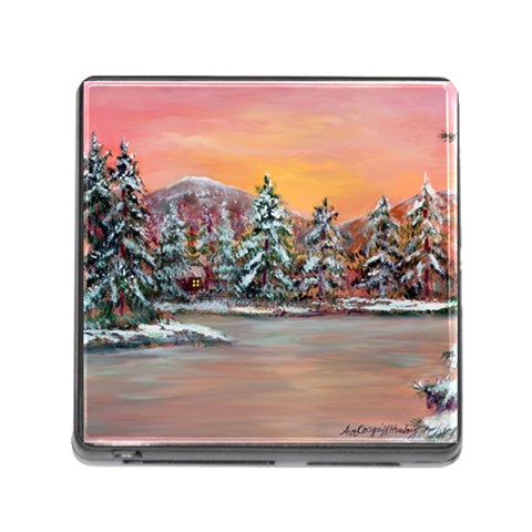  Jane s Winter Sunset   by Ave Hurley of ArtRevu ~ Memory Card Reader (Square) from ArtsNow.com Front