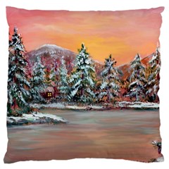  Jane s Winter Sunset   by Ave Hurley of ArtRevu ~ Large Cushion Case (Two Sides) from ArtsNow.com Front