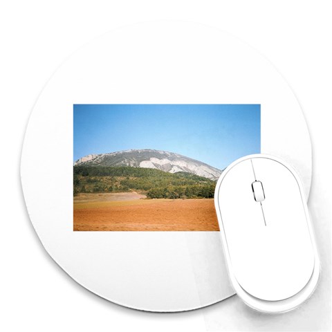 mountainscene1 Round Mousepad from ArtsNow.com Front