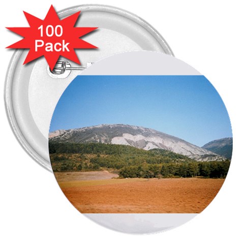 mountainscene1 3  Button (100 pack) from ArtsNow.com Front