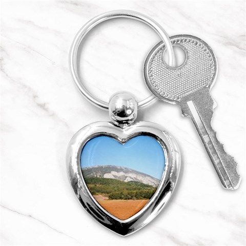 mountainscene1 Key Chain (Heart) from ArtsNow.com Front