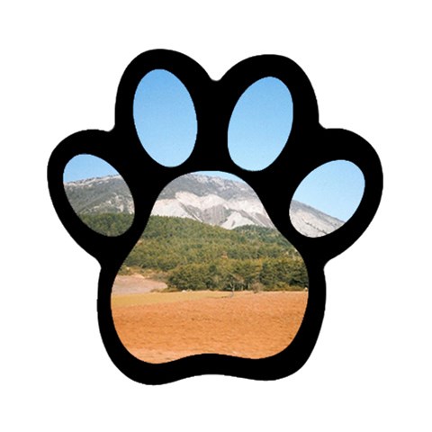 mountainscene1 Magnet (Paw Print) from ArtsNow.com Front